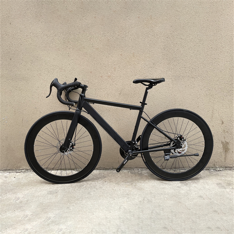 700C Road Bike Aluminum Alloy 21 24 27 30 Speeds Disc Brake Racing Bicycle Sports Commuter Transport Handlebar Customizable (باللغة الإنجليزية)
